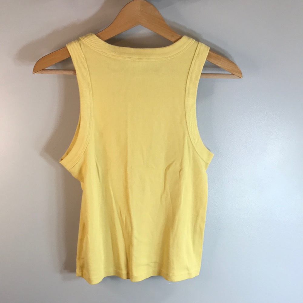Old Navy Lemon Yellow Ribbed Tank - Picture 4 of 8